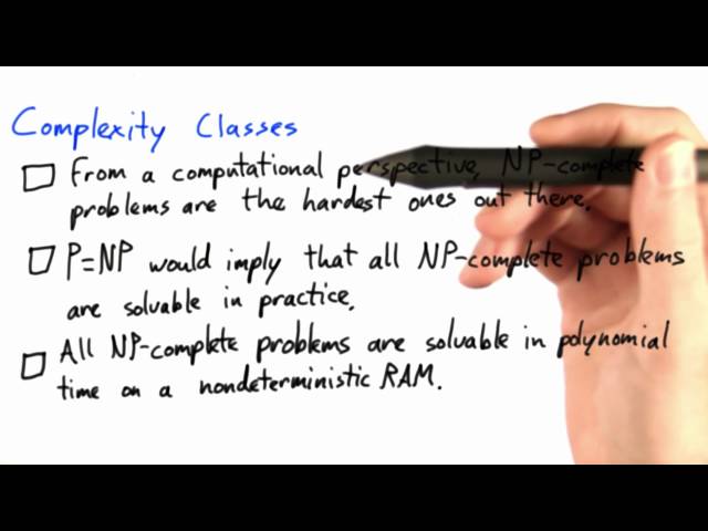 Complexity Classes 1 - Intro to Theoretical Computer Science