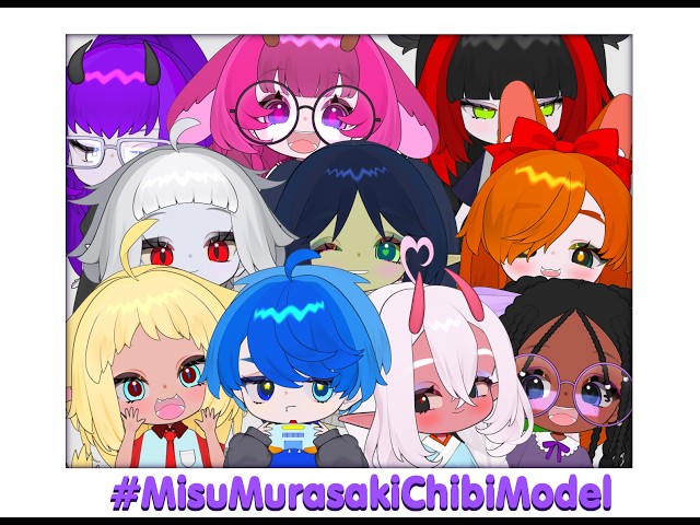 Chibi customizable Vtuber model