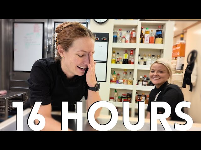 16 hours in the life of a yacht chef (my hardest charter yet)