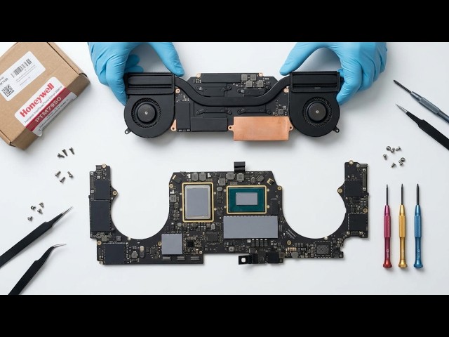 MacBook Pro 15" A1990 — Honeywell PTM7950 вместо термопасты
