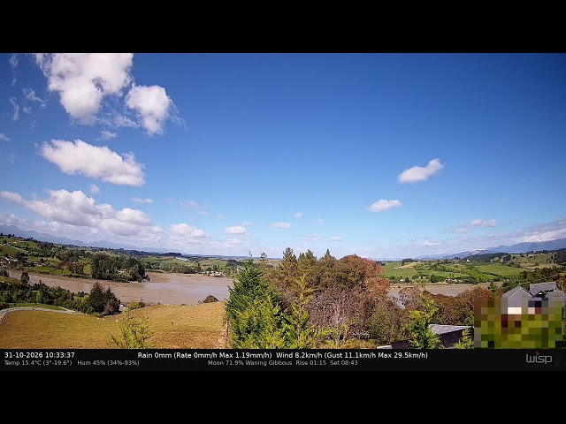 🔴 Nelson/Tasman Live Camera - Weather and Stargazing in 4K  | Meteor Showers - Aurora sometimes..