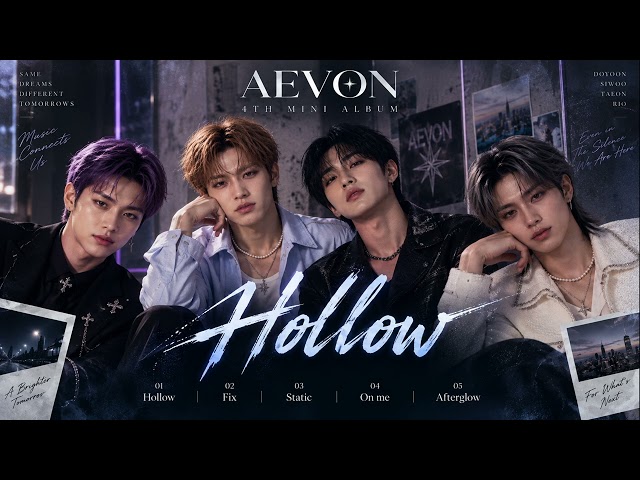 AEVON 4th Mini Album “Hollow” | Full Album Playlist | K-POP Boy Group