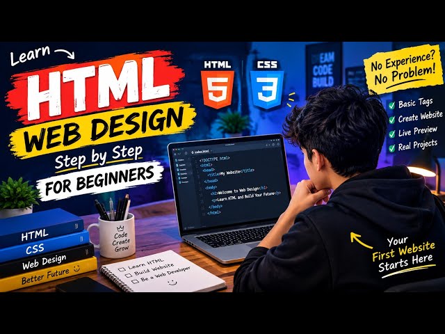 HTML for Beginners | Learn to Create Your First Website 💻
