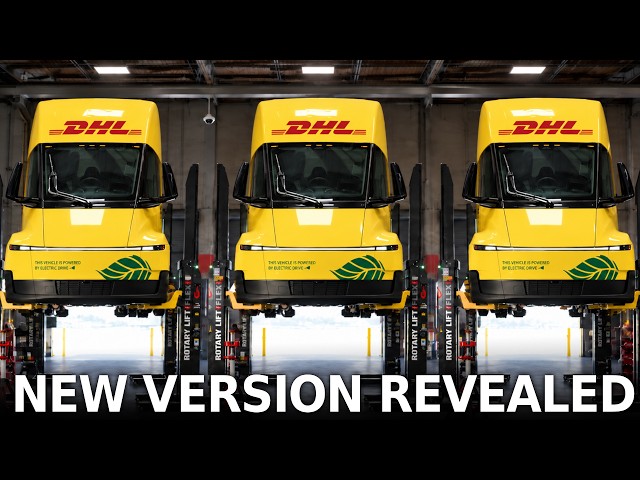 Tesla Semi New Version Officially Unveiled