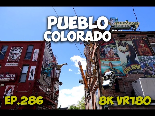Ep.286 Pueblo Colorado – Pueblo's Antiques and Neon Alley Preserving Local Memory 8K VR180 3D Travel