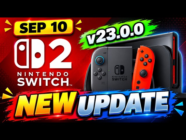 Switch Update v23.0.0 Patch Notes VRR, Full Data Transfer, GameChat & More! (Switch 2 Update)