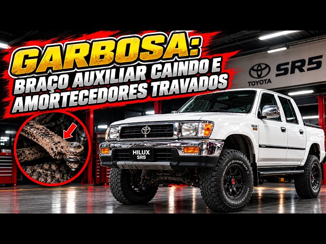 EP. 1541 // 2000 Toyota HILUX SR5 2.8 -A GARBOSA- Replacing Seized OFF SHOX Shock Absorbers!