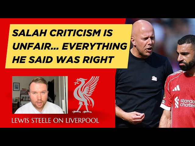 Mohamed Salah criticism is unfair, in my opinion... everything he said was right