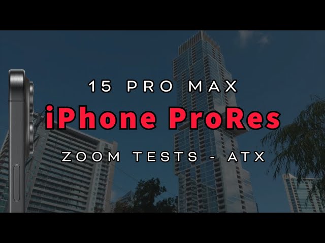 iPhone 15 Pro Max: 5x ZOOM Tests - Handlheld HDR Video and Photos in AUSTIN
