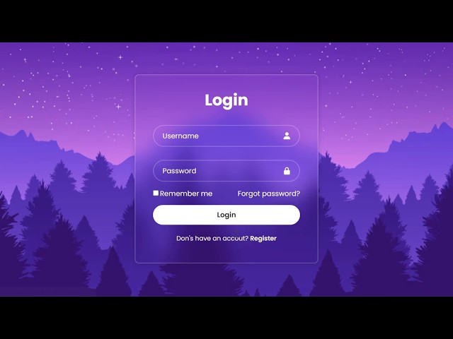 Login Form in HTML & CSS | Amith Thoughts | 👍🖇️✅🔗