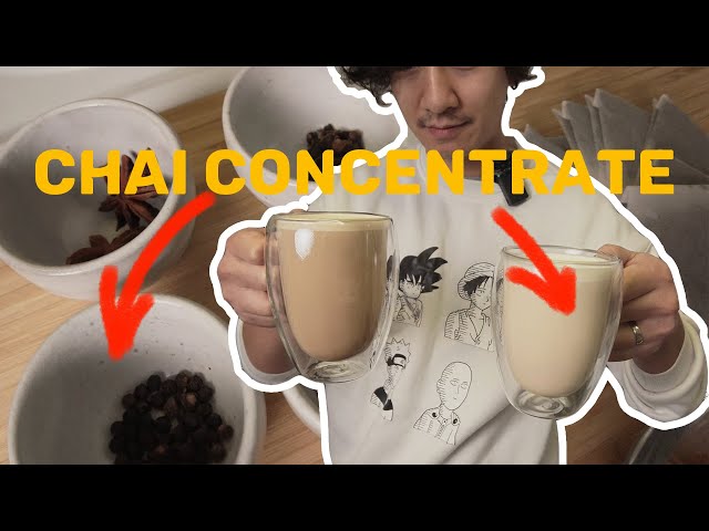 How to make chai concentrate at home!