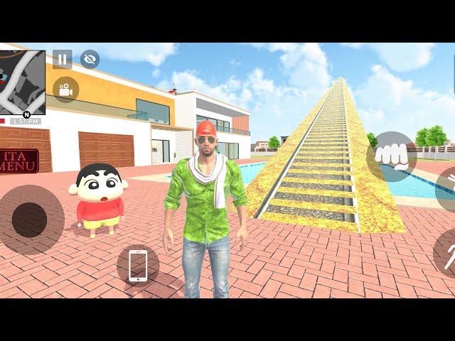 New Golden Longest railway track 😱 in Indian Theft Auto simulator 🚂