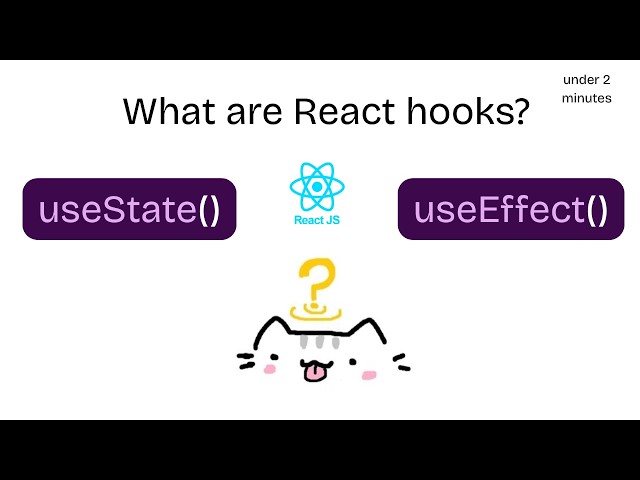 React Hooks Explained in 2 Minutes ⚛️ | useState vs useEffect for Beginners