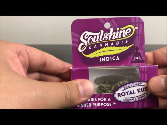 Recreational Cannabis Review of Royal Kush Flower By Soulshine Cannabis