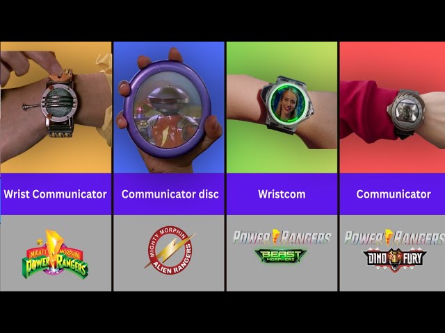 How Power Rangers Communicators Changed Over 30 Years