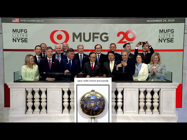 Mitsubishi UFJ Financial Group (NYSE: MUFG) Rings The Closing Bell®