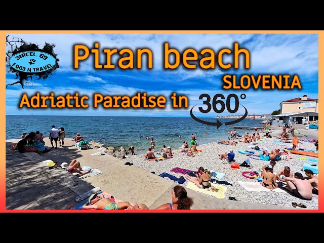 🌍 360° VR Walk Through Piran & Bernardin – Portorož, Slovenia 🇸🇮 | Virtual Travel in 4K