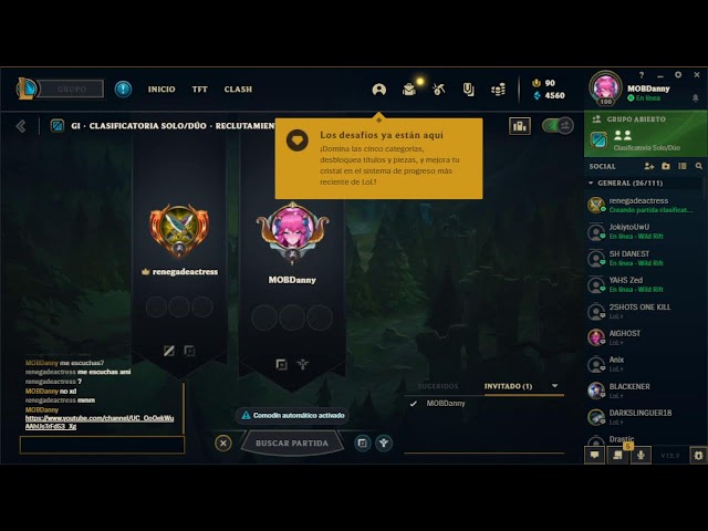 jugando rankeds en legue of legends