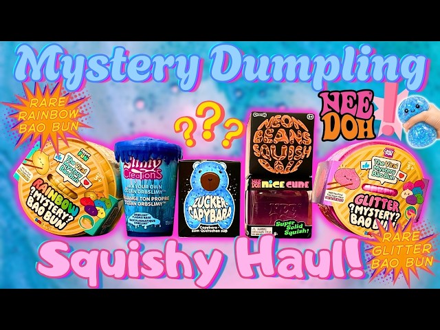 SQUISHY HAUL! 🧊 NEEDOH, RMS MYSTERY DUMPLINGS, and MORE! 🦫