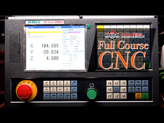 CNC Milling Basic Programming full course with 990MDc controller