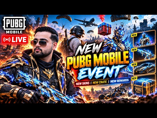 🔴 NEW PUBG MOBILE EVENT LIVE! 🔥 New Skins, Crate & INSANE Rewards! | Jatt Jameson