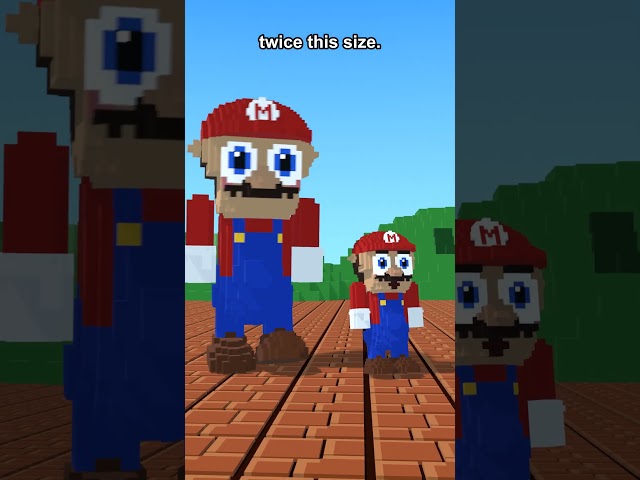 Why does Mario grow when he eats a mushroom?