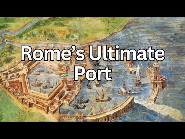 Why did the Romans construct Portus by Ostia Antica?