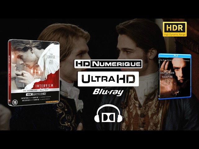 [HDR] Interview with the Vampire – 4K Ultra HD vs Blu-ray Comparison | 🔊 Audio Object Visualisation