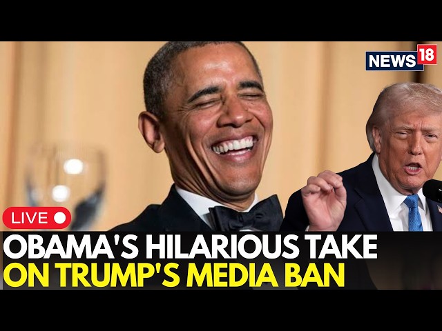 Obama Vs Trump LIVE | Obama Weighs In On Trump Banning CNN, MS NOW & Politico | US News | N18G