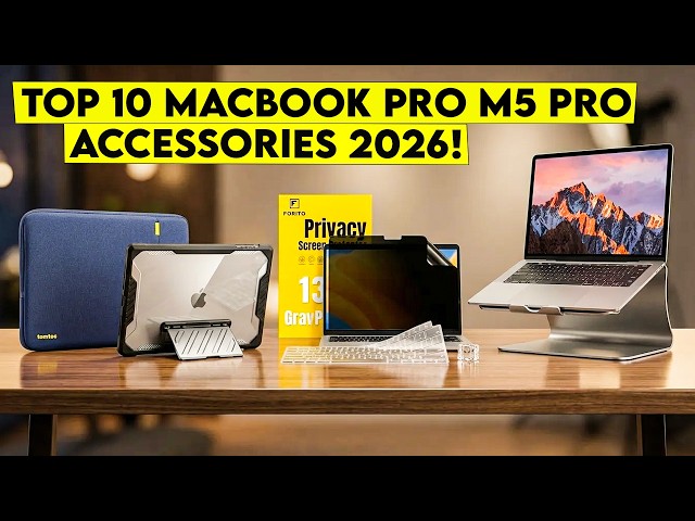 Top 10 Best Macbook Pro M5 Pro Accessories 2026 You Should Buy Right Now🔥