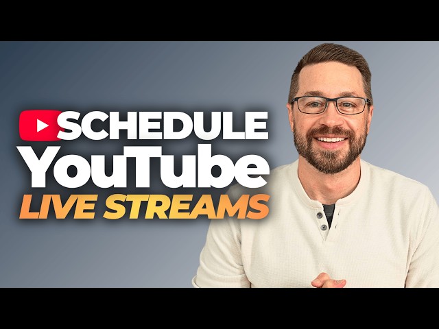 How to Schedule a Live Stream on YouTube (Mobile & PC)