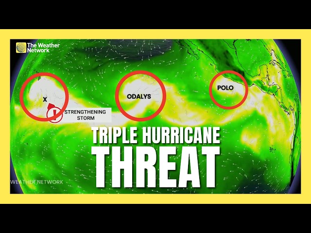 Triple hurricane threat in the Pacific: Polo, Odalys, and Rachel | #forecast