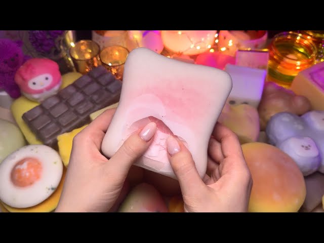 Crunchy & Satisfying ASMR | Wax Cracking Squishies (1–10 Layers of Wax)
