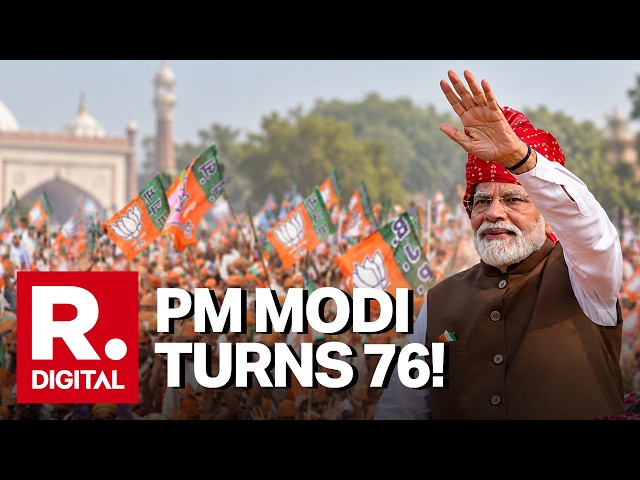 PM Modi Turns 76: Nation Marks 25 Years of Public Service with Tributes & Celebrations