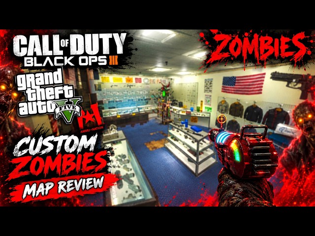 I Tried the GTA V AMMU-NATION One Window Challenge... | BO3 Zombies