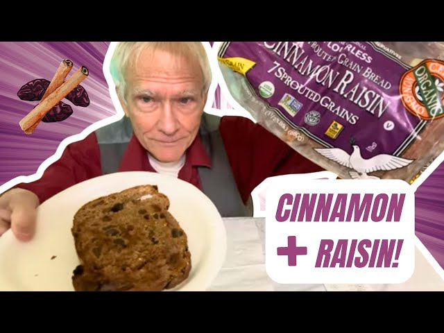 ASMR: Food For Life Organic Cinnamon Raisin Bread!
