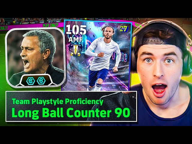 I Bought Mourinho and tried LONG BALL COUNTER on eFootball 🤣
