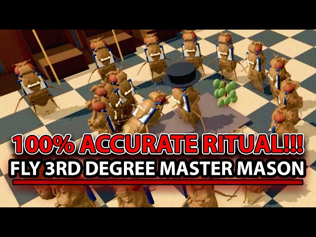UPLOADED FLY'S BRAIN TO 3RD DEGREE MASTER MASON 100% ACCURATE RITUAL!!!