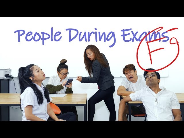 People During Exams