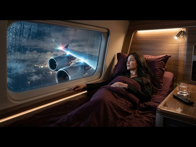 Deep Sleep in Airplane Cabin 💤 Pure ASMR #CozyAmbienceAnimeASMR #Shorts #sleepambience