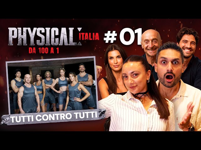 PHYSICAL: 100 TO 1 - EPISODE 1 REACTION WITH ELISABETTA CANALIS, JURY CHECHI, AND ALVISE RIGO 🏋