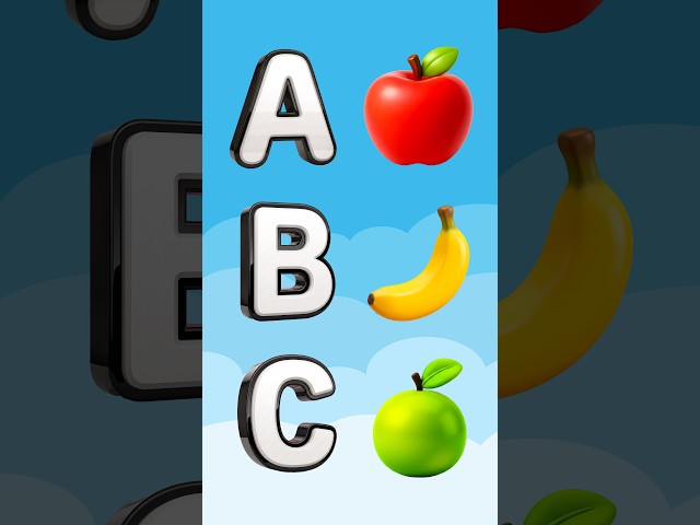 ABC Phonics Song | A is for Apple 🍎 👶🏻 Kids Learning Video | Nursery Rhymes - Alphabet Song For Kids