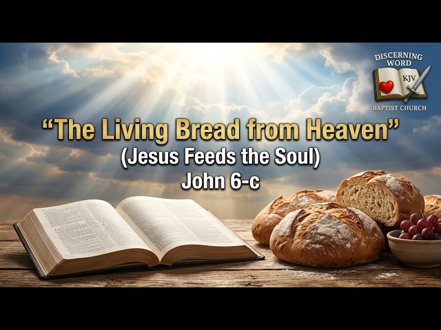 The Living Bread from Heaven (Jesus Feeds the Soul) John 6-c (Baptist Preaching - Ph)