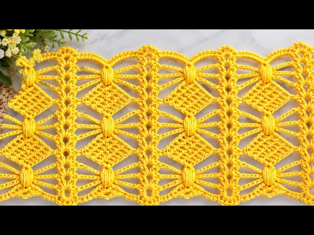 Stunning 3D Crochet Lace Pattern | Elegant Summer Shawl Tutorial for Beginners 