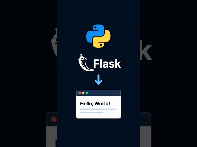 Build Your First Website with Python & Flask | Beginner Tutorial