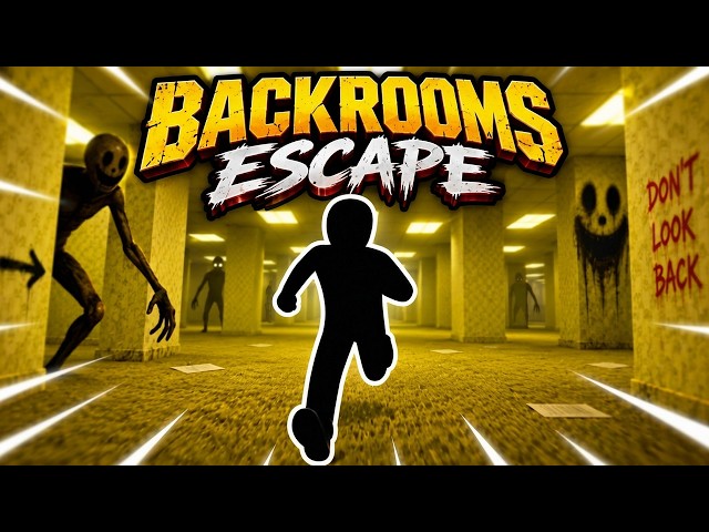 6-Min Immersive Interactive Warm-Up | ESCAPE THE BACKROOMS 🚨 Can You Survive 4 Levels? | Horror Run