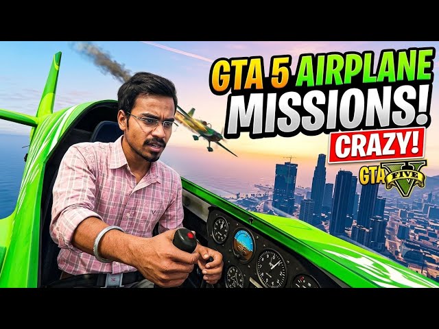 Grand Theft Auto V plane simulator mission 