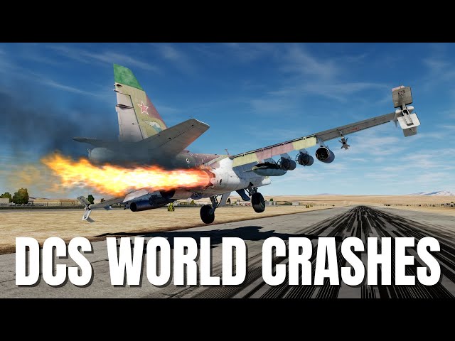 Airplane Crashes, Emergency Landings & Takedowns! V48 | DCS World Modern Flight Sim Crashes