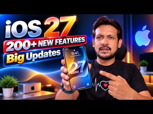 iOS 27 Stable Update Released - 200+ New Features & Changes| iOS 27 Released - What's New? (Hindi)