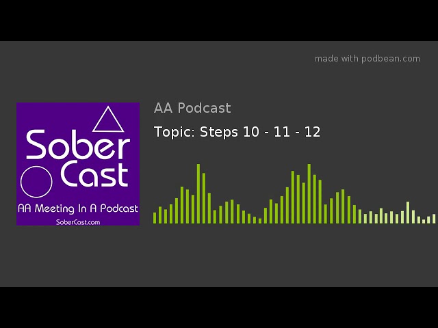 Topic: Steps 10 - 11 - 12